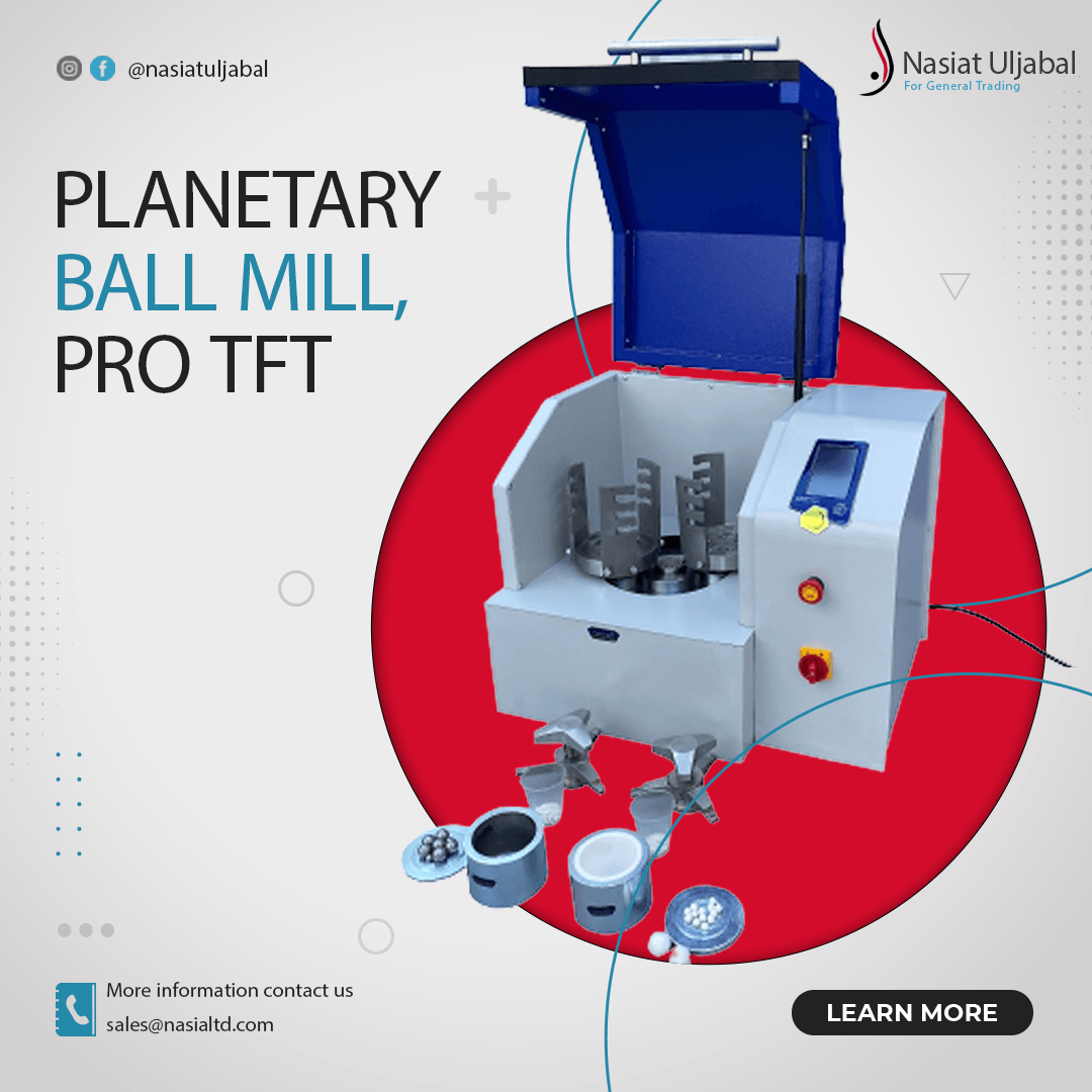 PLANETARY BALL MILL, PRO TFT